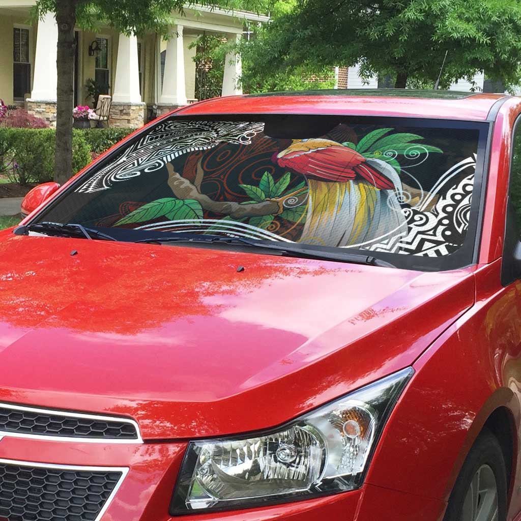 Papua New Guinea Christmas Auto Sun Shade LT9 - Polynesian Pride