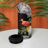 Papua New Guinea Christmas 4 in 1 Can Cooler Tumbler LT9 - Polynesian Pride