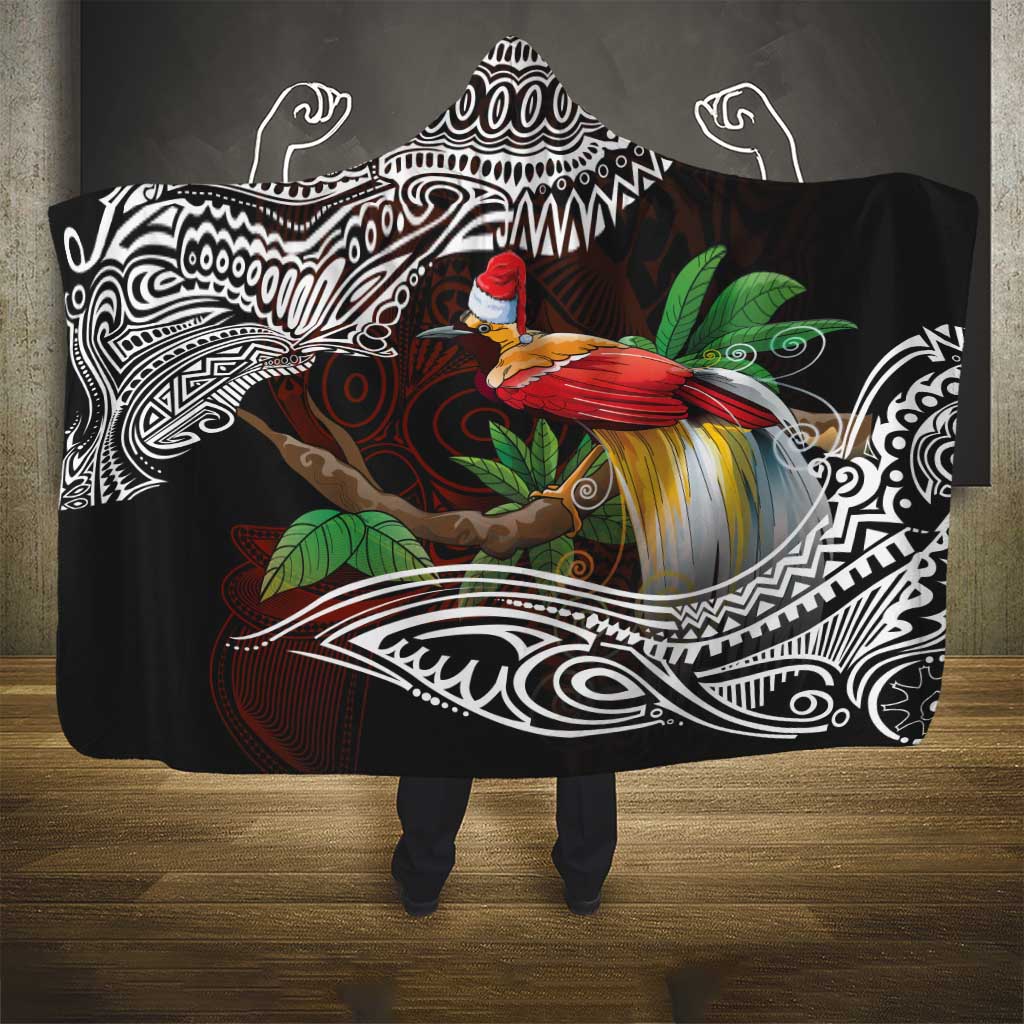 Papua New Guinea Christmas Hooded Blanket LT9 - Polynesian Pride