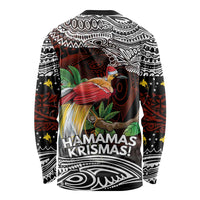 Papua New Guinea Christmas Long Sleeve Shirt LT9 - Polynesian Pride