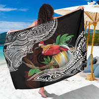 Papua New Guinea Christmas Sarong LT9 One Size 44 x 66 inches Black - Polynesian Pride