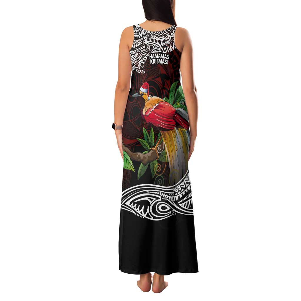 Papua New Guinea Christmas Tank Maxi Dress LT9 - Polynesian Pride