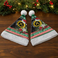 Vanuatu Pig's Tusk Meri Krismas! Christmas Santa Hat Vanuatuan Sand Drawing Pattern LT9 - Polynesian Pride