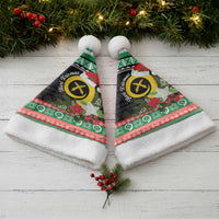 Vanuatu Pig's Tusk Meri Krismas! Christmas Santa Hat Vanuatuan Sand Drawing Pattern LT9 - Polynesian Pride
