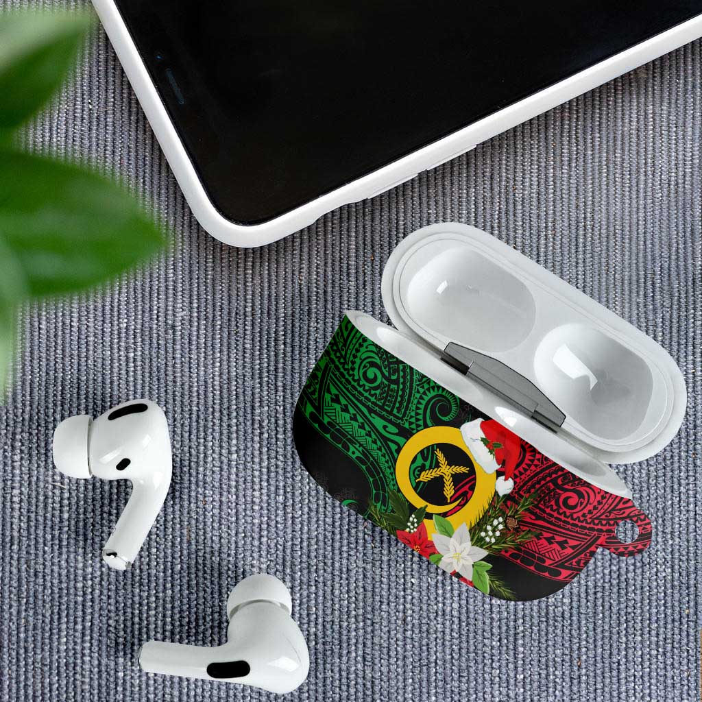 Vanuatu Pig's Tusk Meri Krismas! AirPods Case Vanuatuan Ancient Art Spirit LT9 - Polynesian Pride
