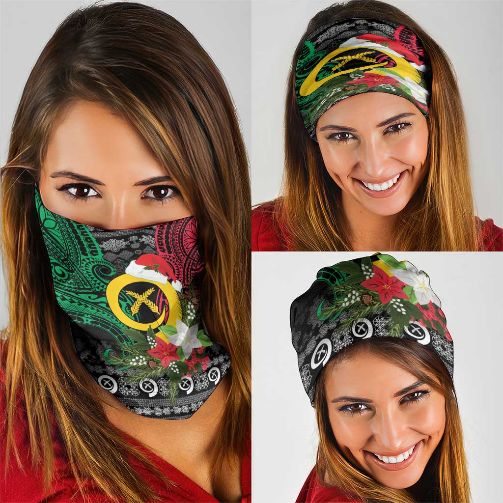 Vanuatu Pig's Tusk Meri Krismas! Neck Gaiter Vanuatuan Ancient Art Spirit LT9 - Polynesian Pride