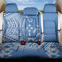 Kosrae Constitution Day Personalised Back Car Seat Cover Kusaie Hook Tattoo Special Polynesian Pattern LT9 One Size Blue - Polynesian Pride