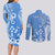 Kosrae Constitution Day Personalised Couples Matching Long Sleeve Bodycon Dress and Long Sleeve Button Shirt Kusaie Hook Tattoo Special Polynesian Pattern LT9 - Polynesian Pride