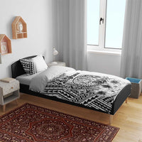 Ia Orana Tahiti Personalised Bedding Set French Polynesia Hook Tattoo Special White Color LT9 - Polynesian Pride