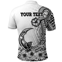 Ia Orana Tahiti Personalised Polo Shirt French Polynesia Hook Tattoo Special White Color LT9 - Polynesian Pride