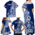 Nauru Independence Personalised Family Matching Off Shoulder Maxi Dress and Hawaiian Shirt Naoero Hook Tattoo Special Polynesian Pattern LT9 - Polynesian Pride