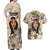 Personalized New Zealand Women's Day Couples Matching Off Shoulder Maxi Dress and Hawaiian Shirt Maori Girl Feathers of Hope - Beige LT9 - Polynesian Pride