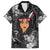 New Zealand Custom Women's Day Family Matching Long Sleeve Bodycon Dress and Hawaiian Shirt Maori Girl Feathers of Hope - Black LT9 Dad's Shirt - Short Sleeve Black - Polynesian Pride