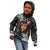 New Zealand Custom Women's Day Kid Hoodie Maori Girl Feathers of Hope - Black LT9 - Polynesian Pride