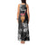 New Zealand Custom Women's Day Tank Maxi Dress Maori Girl Feathers of Hope - Black LT9 - Polynesian Pride