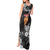 New Zealand Custom Women's Day Tank Maxi Dress Maori Girl Feathers of Hope - Black LT9 - Polynesian Pride