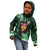 New Zealand Custom Women's Day Kid Hoodie Maori Girl Feathers of Hope - Green LT9 - Polynesian Pride