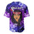 New Zealand Custom Women's Day Baseball Jersey Maori Girl Feathers of Hope - Purple LT9 - Polynesian Pride