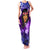 New Zealand Custom Women's Day Family Matching Tank Maxi Dress and Hawaiian Shirt Maori Girl Feathers of Hope - Purple LT9 Mom's Dress Purple - Polynesian Pride