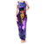 New Zealand Custom Women's Day Tank Maxi Dress Maori Girl Feathers of Hope - Purple LT9 Women Purple - Polynesian Pride