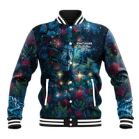 New Zealand Matariki Pohutukawa Baseball Jacket Te Mauri te Ora LT9 Unisex Art - Polynesian Pride