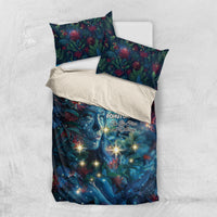 New Zealand Matariki Pohutukawa Bedding Set Te Mauri te Ora LT9 US Twin 172cm x 218cm Art - Polynesian Pride