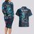 New Zealand Matariki Pohutukawa Couples Matching Long Sleeve Bodycon Dress and Hawaiian Shirt Te Mauri te Ora