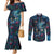 New Zealand Matariki Pohutukawa Couples Matching Mermaid Dress and Long Sleeve Button Shirt Te Mauri te Ora