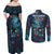 New Zealand Matariki Pohutukawa Couples Matching Off Shoulder Maxi Dress and Long Sleeve Button Shirt Te Mauri te Ora