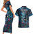 New Zealand Matariki Pohutukawa Couples Matching Short Sleeve Bodycon Dress and Hawaiian Shirt Te Mauri te Ora