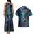 New Zealand Matariki Pohutukawa Couples Matching Tank Maxi Dress and Hawaiian Shirt Te Mauri te Ora