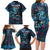 New Zealand Matariki Pohutukawa Family Matching Long Sleeve Bodycon Dress and Hawaiian Shirt Te Mauri te Ora