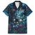 New Zealand Matariki Pohutukawa Family Matching Off The Shoulder Long Sleeve Dress and Hawaiian Shirt Te Mauri te Ora