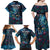 New Zealand Matariki Pohutukawa Family Matching Off Shoulder Maxi Dress and Hawaiian Shirt Te Mauri te Ora