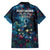 New Zealand Matariki Pohutukawa Family Matching Off Shoulder Maxi Dress and Hawaiian Shirt Te Mauri te Ora