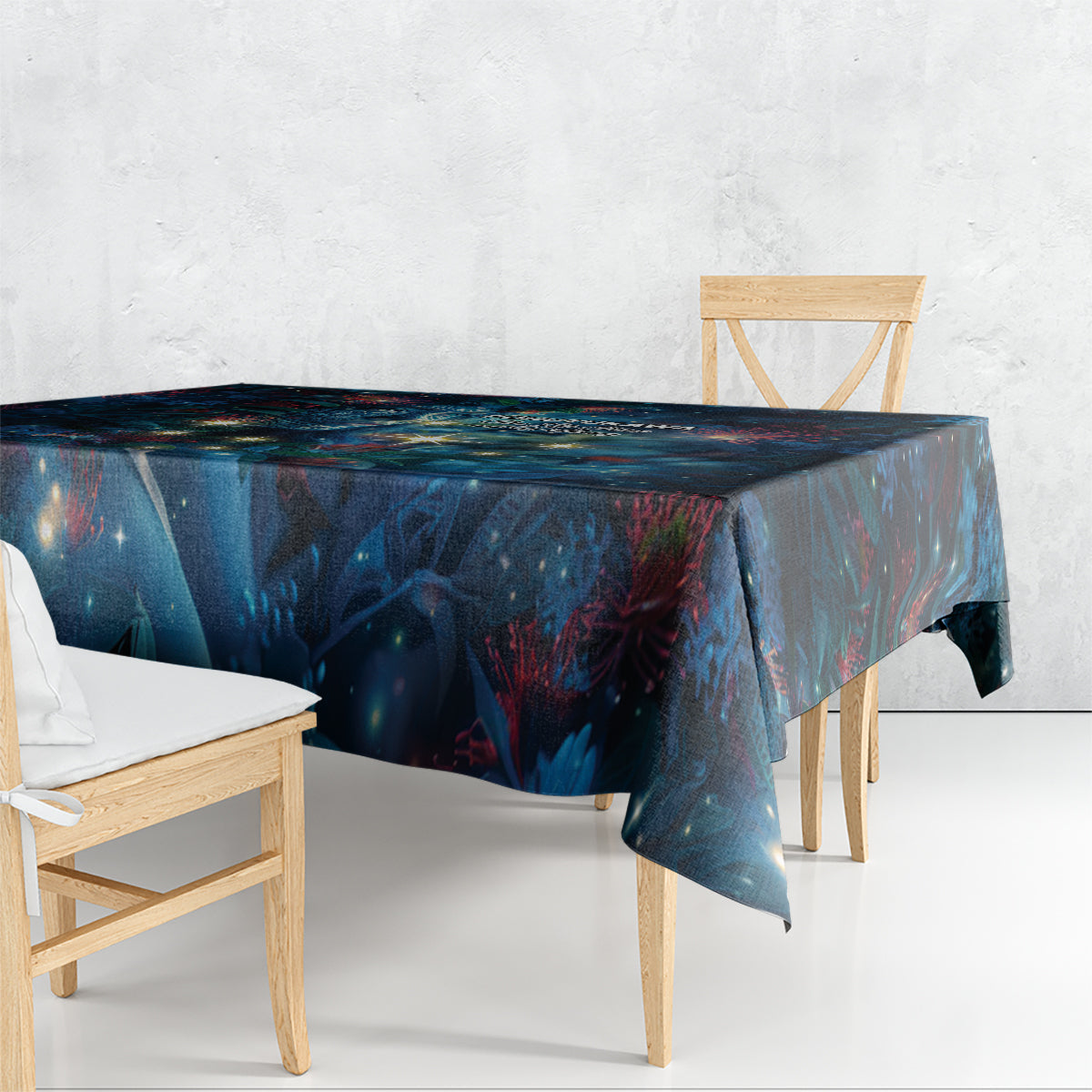 New Zealand Matariki Pohutukawa Tablecloth Te Mauri te Ora LT9 - Polynesian Pride