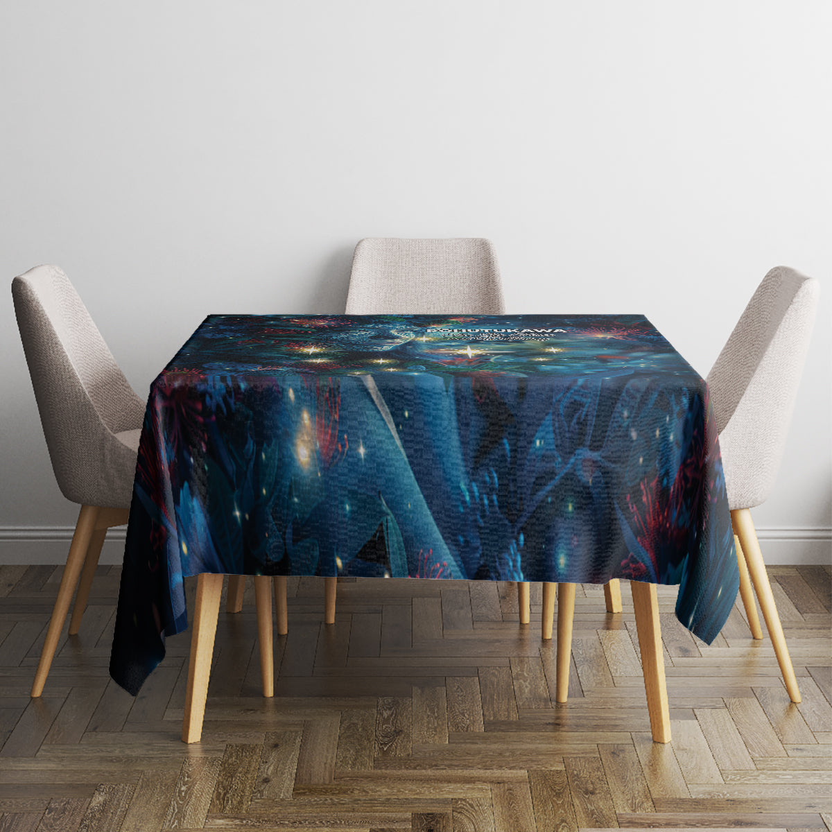 New Zealand Matariki Pohutukawa Tablecloth Te Mauri te Ora LT9 - Polynesian Pride