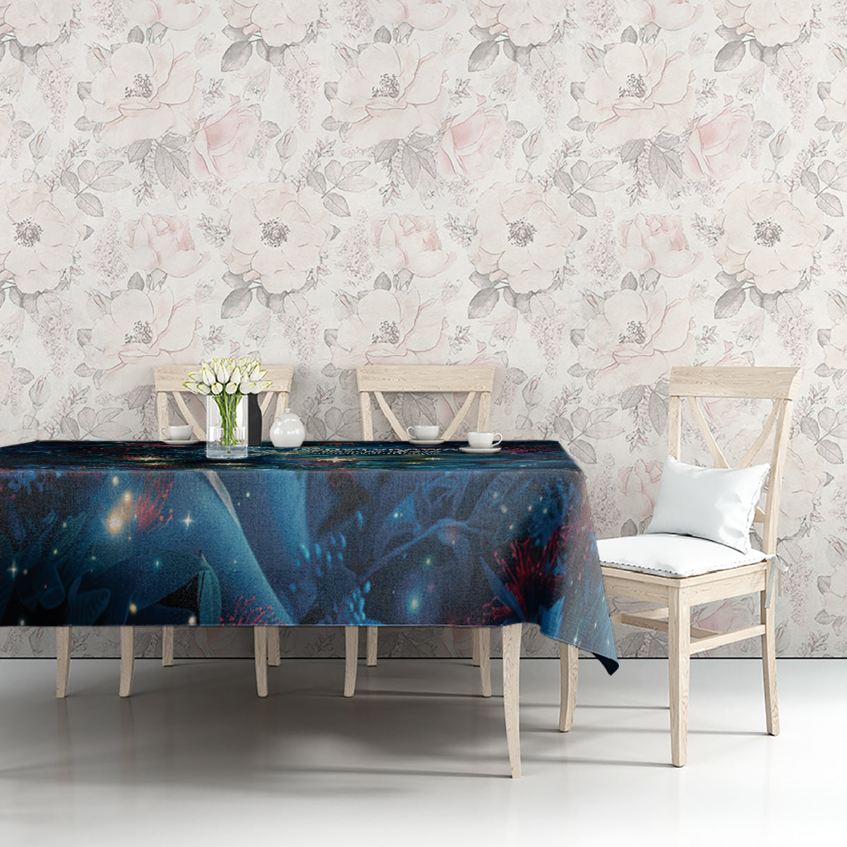 New Zealand Matariki Pohutukawa Tablecloth Te Mauri te Ora LT9 - Polynesian Pride
