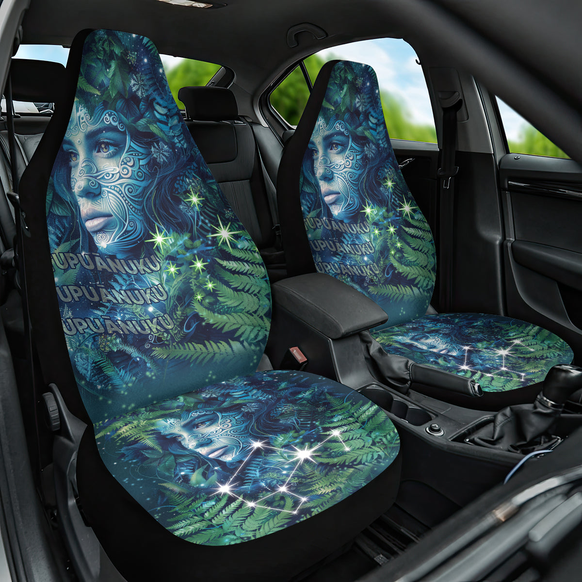 New Zealand Matariki Tupuanuku Car Seat Cover Te Wā o te Hauhake