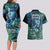 New Zealand Matariki Tupuanuku Couples Matching Long Sleeve Bodycon Dress and Hawaiian Shirt Te Wā o te Hauhake