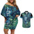 New Zealand Matariki Tupuanuku Couples Matching Off Shoulder Short Dress and Hawaiian Shirt Te Wā o te Hauhake