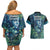 New Zealand Matariki Tupuanuku Couples Matching Off Shoulder Short Dress and Hawaiian Shirt Te Wā o te Hauhake