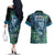 New Zealand Matariki Tupuanuku Couples Matching Off The Shoulder Long Sleeve Dress and Hawaiian Shirt Te Wā o te Hauhake