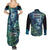 New Zealand Matariki Tupuanuku Couples Matching Summer Maxi Dress and Long Sleeve Button Shirt Te Wā o te Hauhake