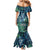 New Zealand Matariki Tupuanuku Family Matching Mermaid Dress and Hawaiian Shirt Te Wā o te Hauhake