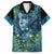 New Zealand Matariki Tupuanuku Family Matching Off Shoulder Short Dress and Hawaiian Shirt Te Wā o te Hauhake