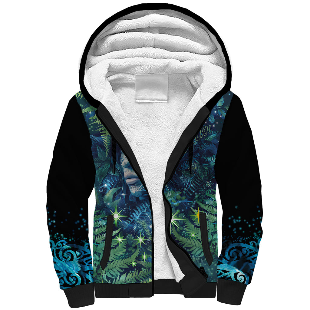 New Zealand Matariki Tupuanuku Sherpa Hoodie Te Wā o te Hauhake