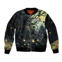 New Zealand Matariki Tupuarangi Bomber Jacket Ng Kai o te Rangi LT9 Unisex Art - Polynesian Pride