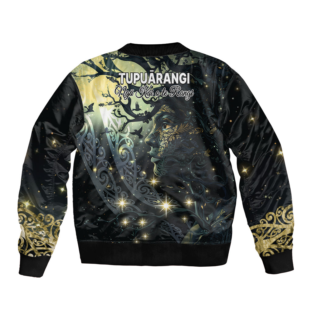 New Zealand Matariki Tupuarangi Bomber Jacket Ng Kai o te Rangi LT9 - Polynesian Pride