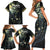 New Zealand Matariki Tupuarangi Family Matching Short Sleeve Bodycon Dress and Hawaiian Shirt Ngā Kai o te Rangi